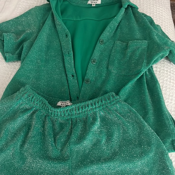 Frankie’s Bikinis coco terry bottoms and top size M set - Picture 8 of 8